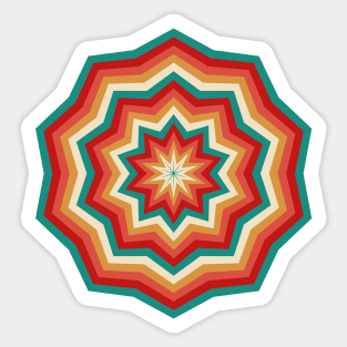 10 Pointed Star Sticker